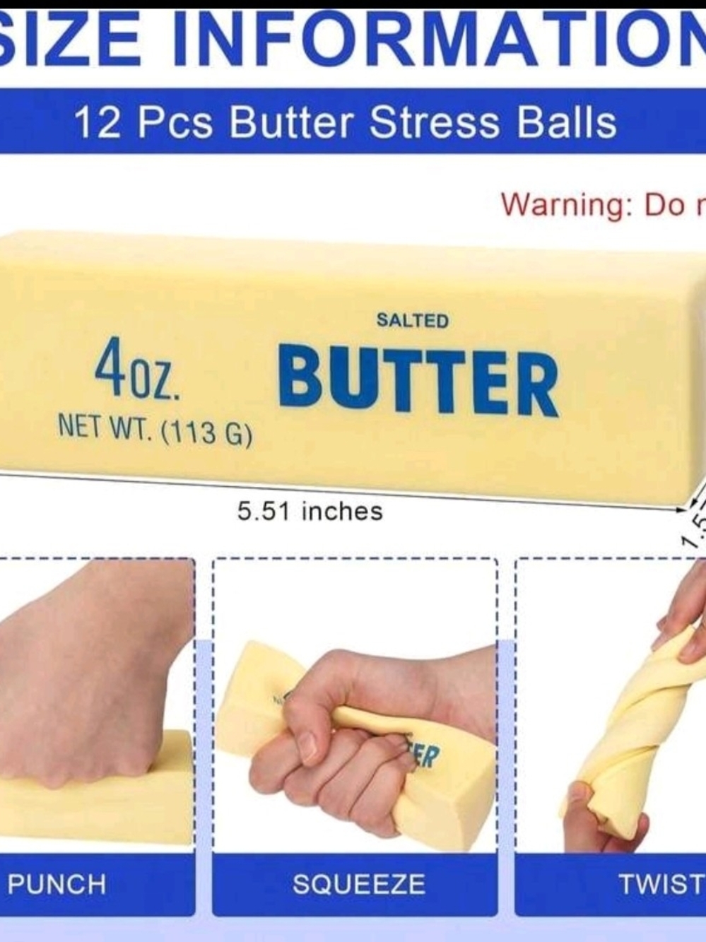 Butter Stress Balls Image Classification - Picture 3 of 4